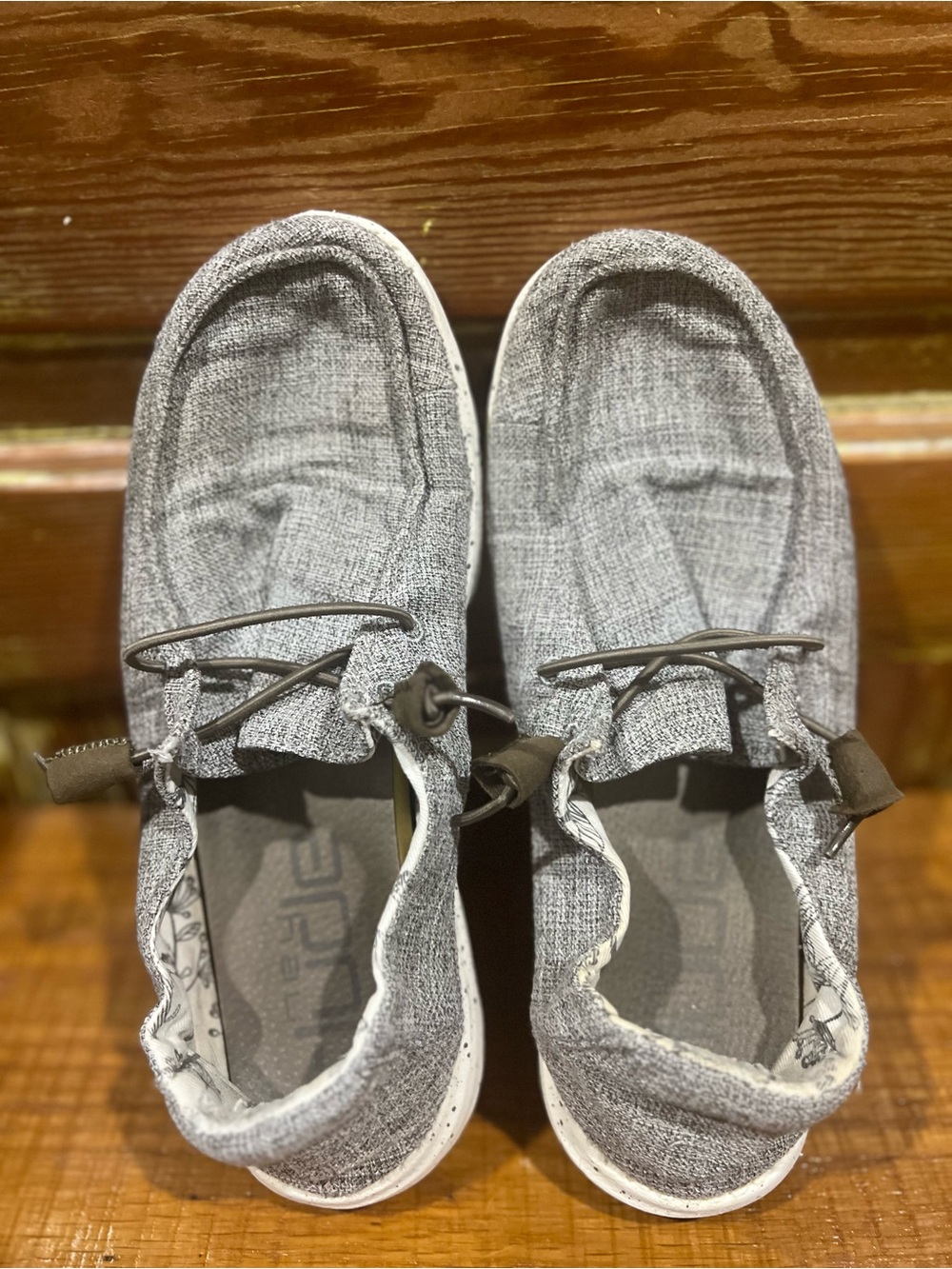 Hey Dude Women's Gray Casual Slip-Ons